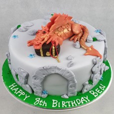 Dragon - Dragon with Treasure Cake (D,V)
